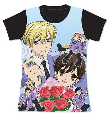 Ouran H.S. Host Club - Flower Group Jrs. Sublimation T-Shirt M
