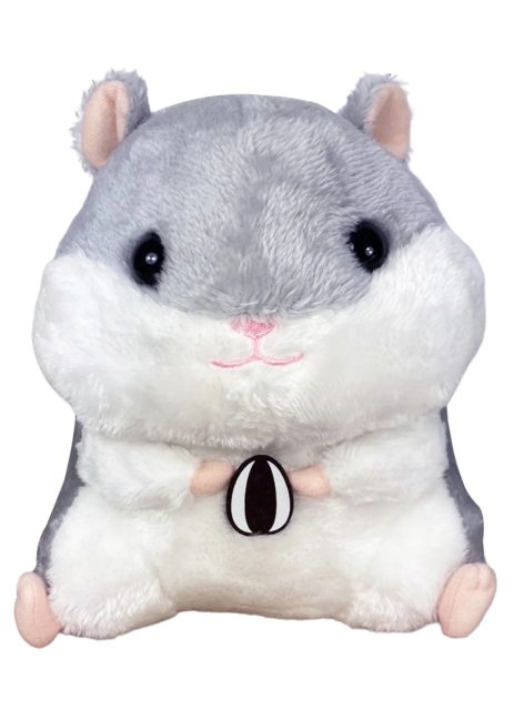 Miscellaneous | Hamster (Gray) | 8″ Sitting Plush