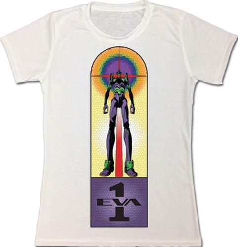 Evangelion - Unit 01 Stained Glass Jrs. T-Shirt Xxl