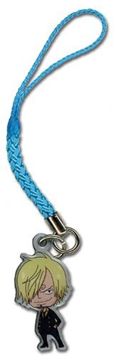 One Piece Sanji Metal Cellphone Charm