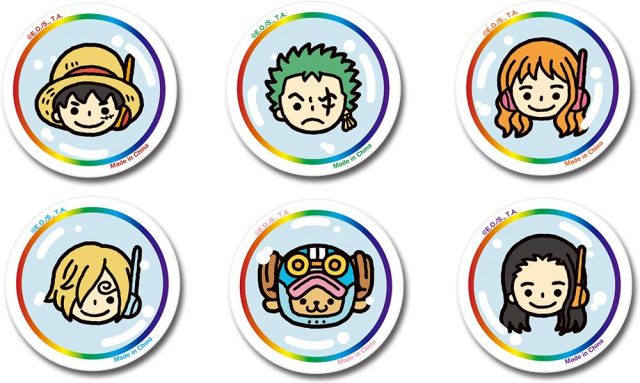 One Piece - Egghead Island Character Icon Die-Cut Sticker Set 1.5″H (6Pcs)