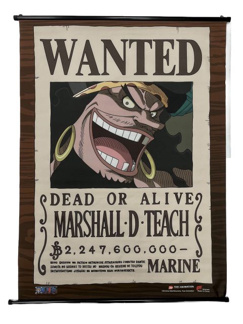 One Piece - Wanted Posters Mdteach Wall Scroll