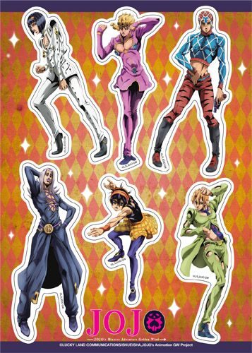 Jojo S4 - Group Sticker Set