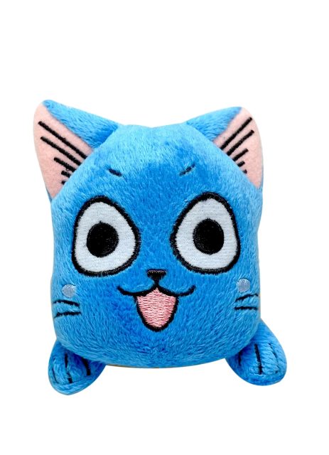 Fairy Tail | Happy - Green Backpack | 4″ Prone Plush