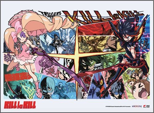 Kill La Kill - Ryuko Vs Nui Fabric Poster