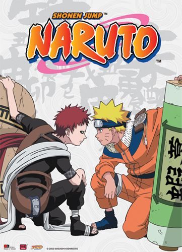 Naruto Naruto Vs Gaara Wall Scroll