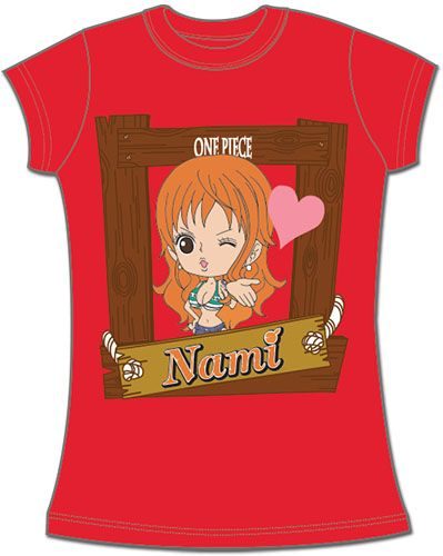 One Piece - Sd Nami Jrs. Screen Print T-Shirt L