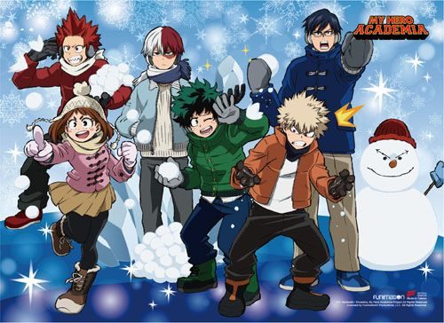 My Hero Academia - S2 Snow Outfits Group Wall Scroll