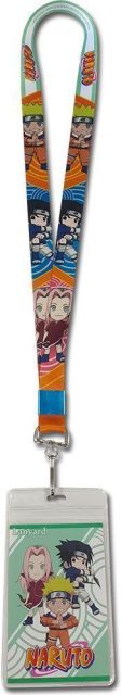 Naruto | Character Group (Chibi) | Circle Lanyard