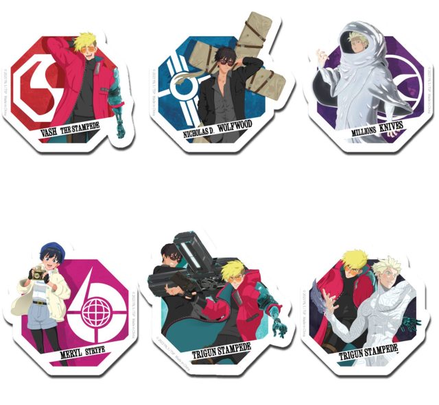 Trigun Stampede - Die Cut Sticker Set