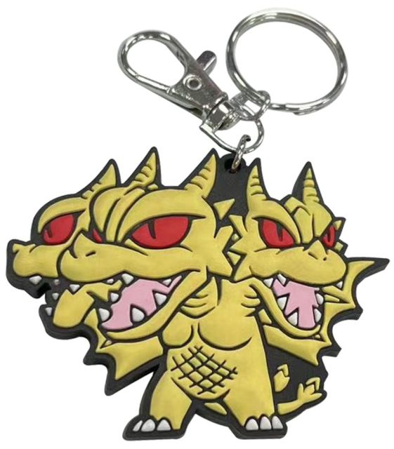 Godzilla Original Series - Sd King Ghidora Pvc Keychain