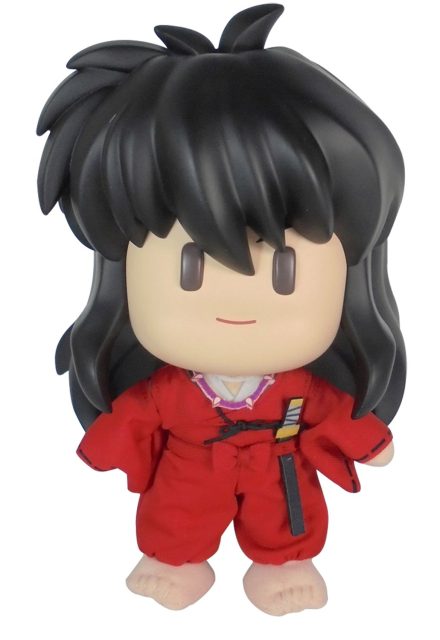 Inuyasha - Inuyasha Human Ver Plastic Head Movable Ver Plush 8″H