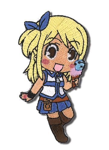 Fairy Tail Lucy Eating Embroidered Patch