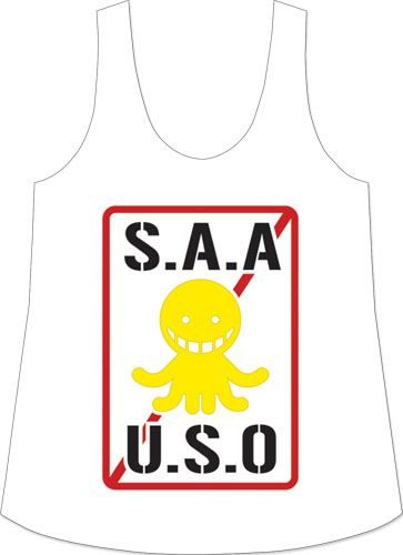 Assassination Classrom - Saauso Logo Tank Top Xl