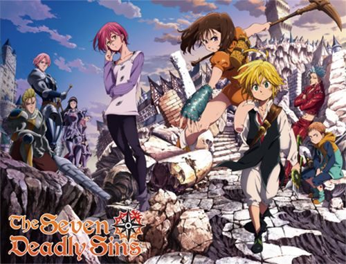 The Seven Deadly Sins - Group Sublimation Throw Blanket