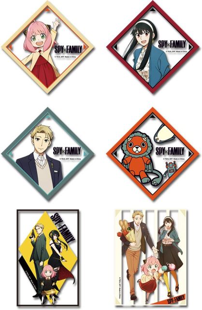 Spy X Family - Group #01 Transparent Die-Cut Sticker Set