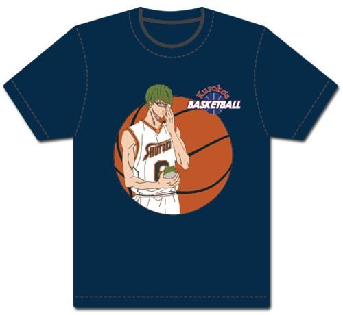 Kuroko'S Basketball - Midorima Men'S Screen Print T-Shirt Xl