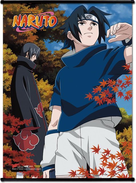 Naruto- Sasuke&Itachi Group #A Ss Wall Scroll
