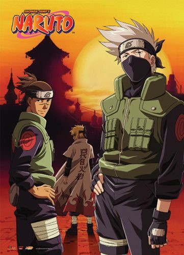Naruto Kakashi & Iruka Wall Scroll