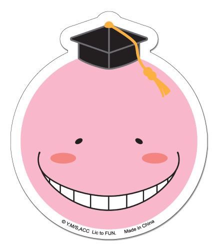 Assassination Classroom - Pink Koro Sensei Sticker