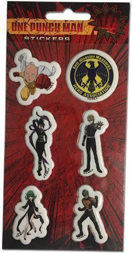 One-Punch Man | Group | Puffy Sticker Set