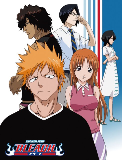 Bleach - Ichigo & Friends Casual Wear Sublimation Throw Blanket