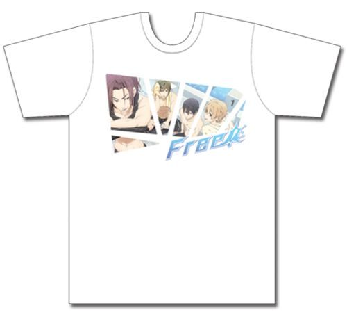 Free! Haruka, Makoto, Nagisa, & Rin Mens Sublimation T-Shirt S