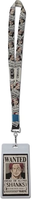 One Piece - Shanks Wanted Poster Style #1 Lanyard