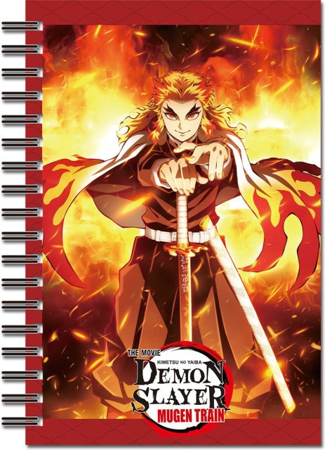 Demon Slayer The Movie - Infinity Train Key Art #3 Hardcover Notebook