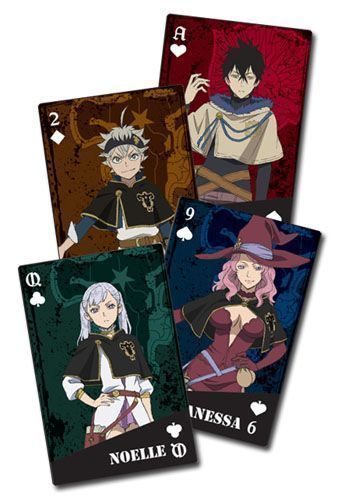 Black Clover | Main Characters | Playing Cards