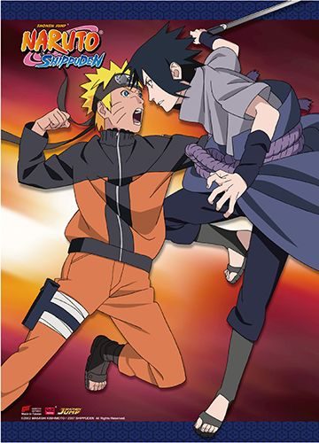 Naruto Shippuden - Naruto V.S Sasuke Wall Scroll