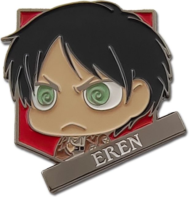 Attack On Titan - Eren Yeager Sd Shield Pin