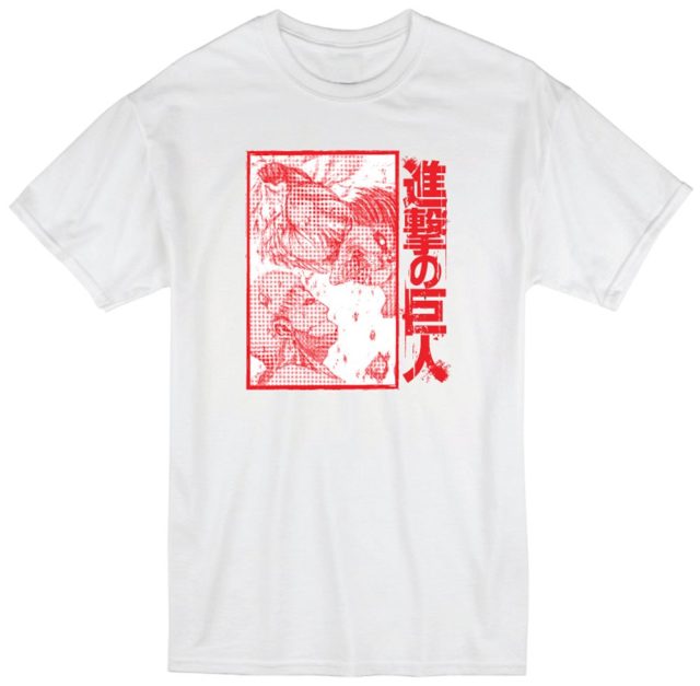 Attack On Titan Manga-Eren & Armor Titan T-Shirt S