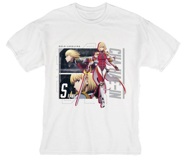 Solo Leveling - Cha Hae-In White Men'S T-Shirt Xl