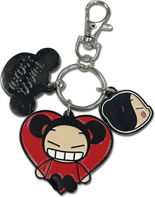 Pucca - Pucca Three Charms Keychain