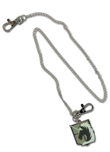 Attack On Titan Military Police Regiment Emblem Wallet Chain