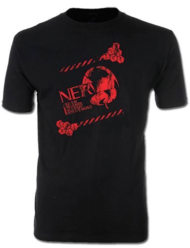 Evangelion New Movie - New Logo (Distressed) Men'S Screen Print T-Shirt Xl