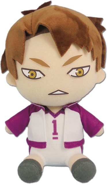 Haikyu S3 - Wakatoshi Jacket Sitting Pose Plush 7″