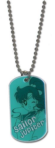 Sailormoon Sailor Jupiter Dog Tag Necklace
