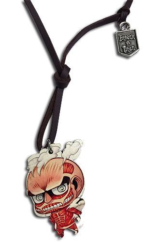 Attack On Titan - Wooden Titan Chibi Necklace