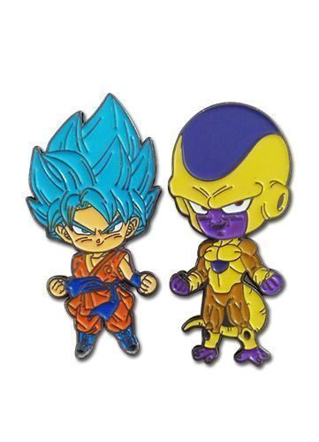 Dragon Ball Super | Goku Son (Super Saiyan Blue Form) & Frieza (Golden Form) | Pins