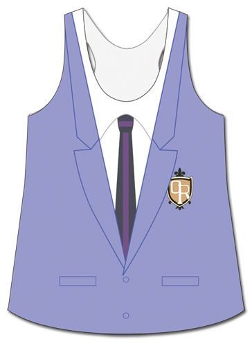 Ouran High School Host Club - Host Club Jacket Tank Top Xxl