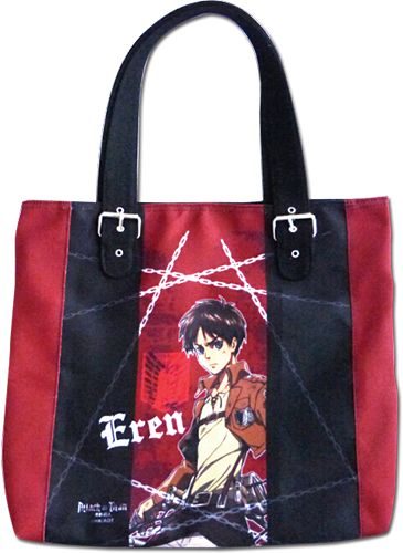 Attack On Tittan - Eren Red Bag