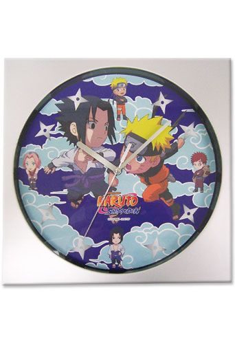 Naruto Shippuden Sd Characters Wall Clock
