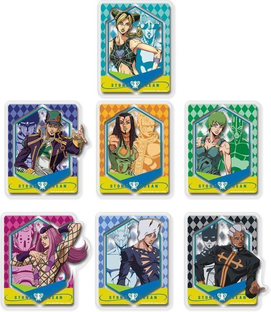 JoJo's Bizarre Adventure: Stone Ocean | Group Character With Stand Ver. | Transparent Sticker