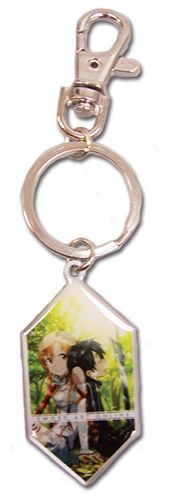 Sword Art Online - Resting Asuna And Kirito Metal Keychain