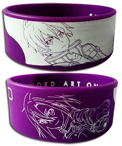 Sword Art Online Ii - Kirito + Kirito Pvc Wristband