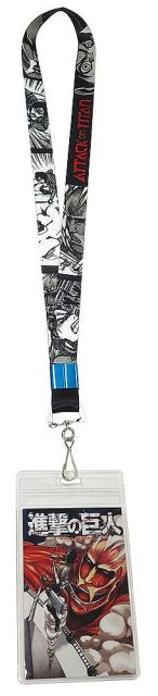 Attack On Titan Manga - Eren & Colossal Titan Lanyard