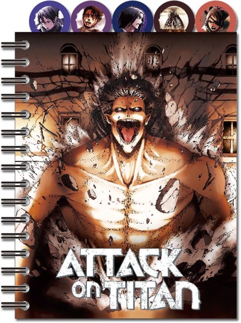 Attack On Titan (Manga) | Vol. 25 - Cover Art | Tabbed Notebook