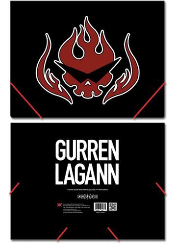Gurren Lagann Symbol Elastic Band Document File Folder